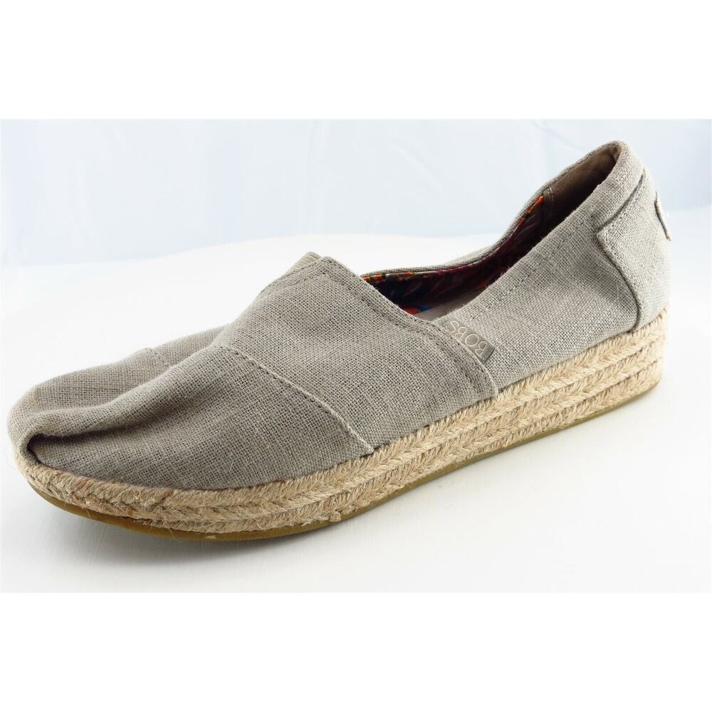 Bobs By Skechers Size 9 M Brown Round Toe Espadrilles Fabric Women